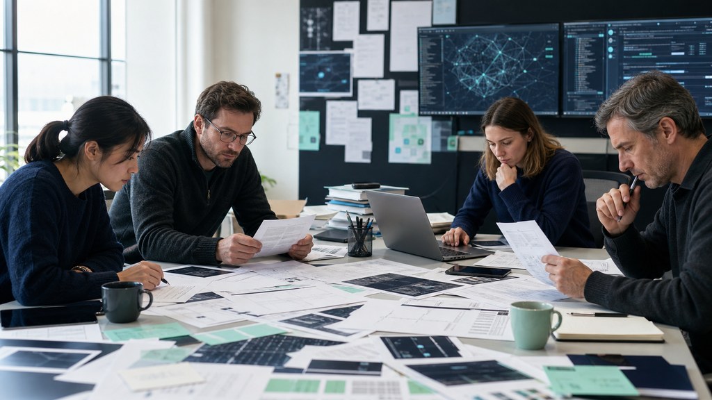 Rédaction technique relisant un dossier de sécurité numérique